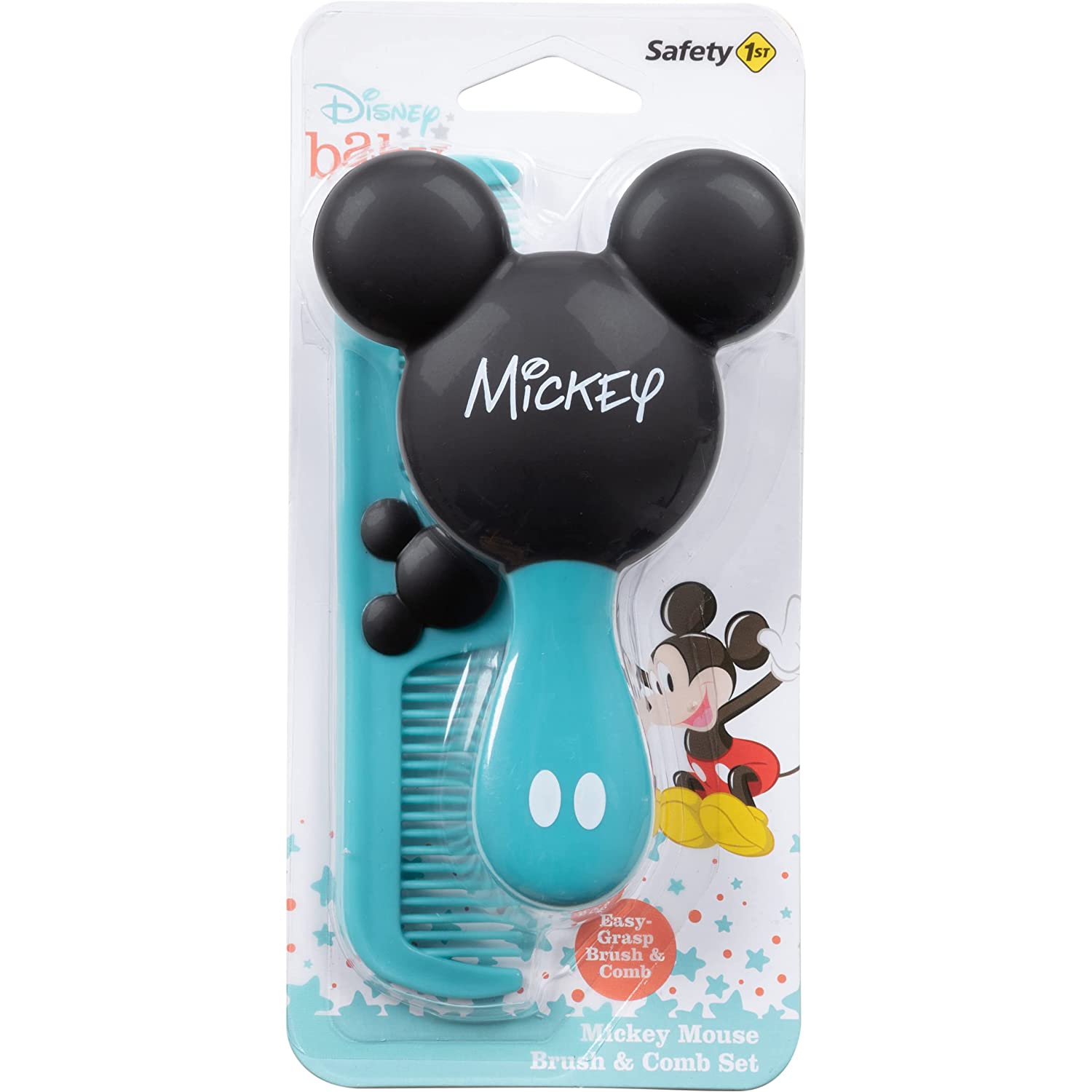 Disney Baby - Mickey Mouse Brush & Comb Set- Aqua