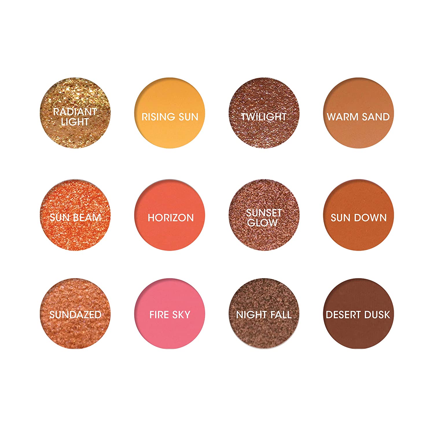 EBIN NEW YORK Coral Oasis - Secret of Pharaoh Eyeshadow Palette, Highly Pigmented and Blendable, Cru