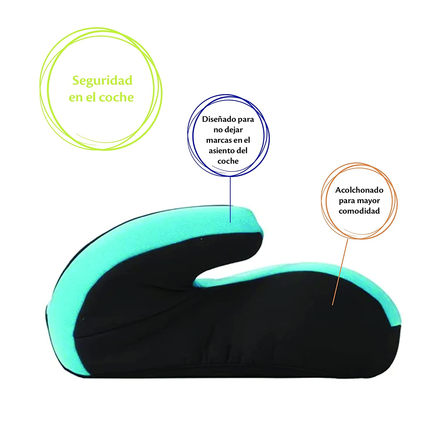 Cosco Topside Booster Car Seat Easy to Move, Lightweight Design