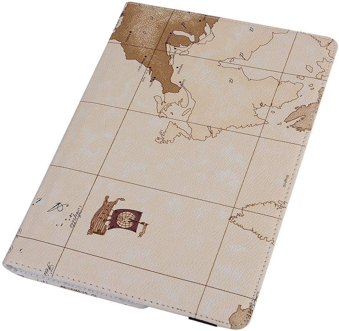 iPad Air 2 Case Cover, MeiLiio PU Leather Slim Smart Cover 360 Degree Rotating Stand Flip Folio Prot