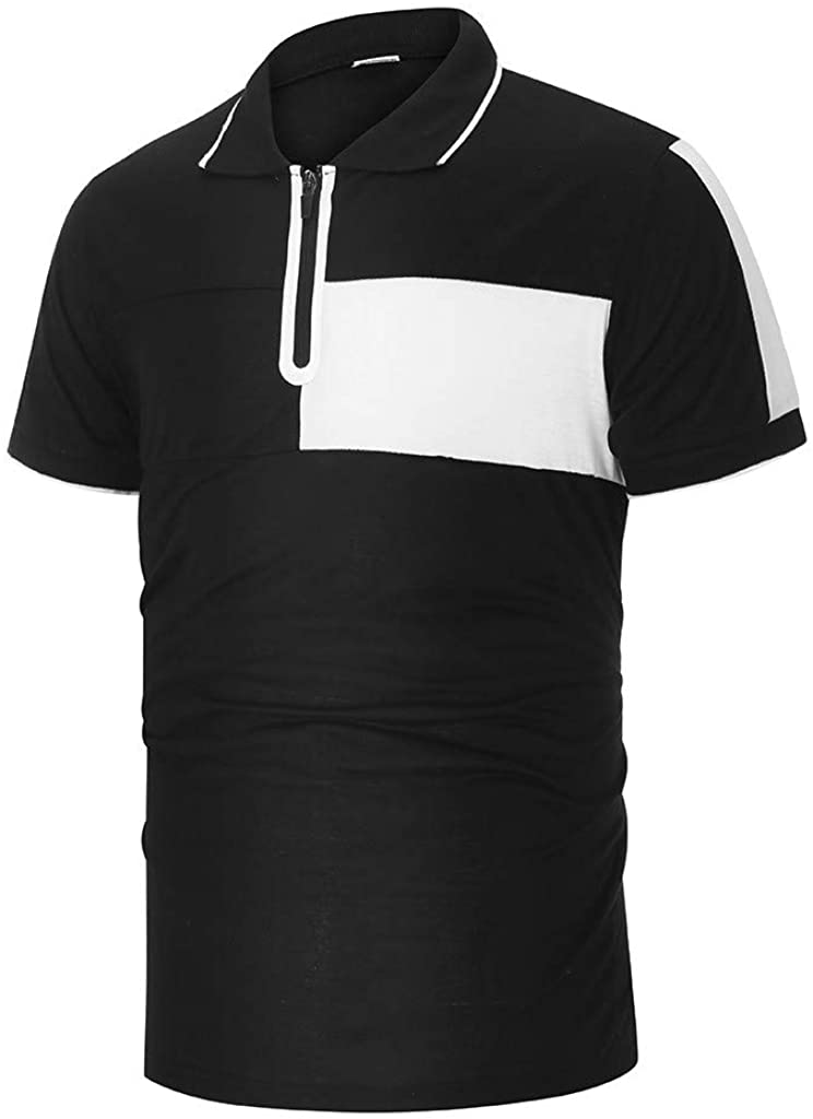 WUAI-Men Casual Tracksuits Short Sleeve Running Jogging Athletic Sports T-Shirts and Shorts Suit Set