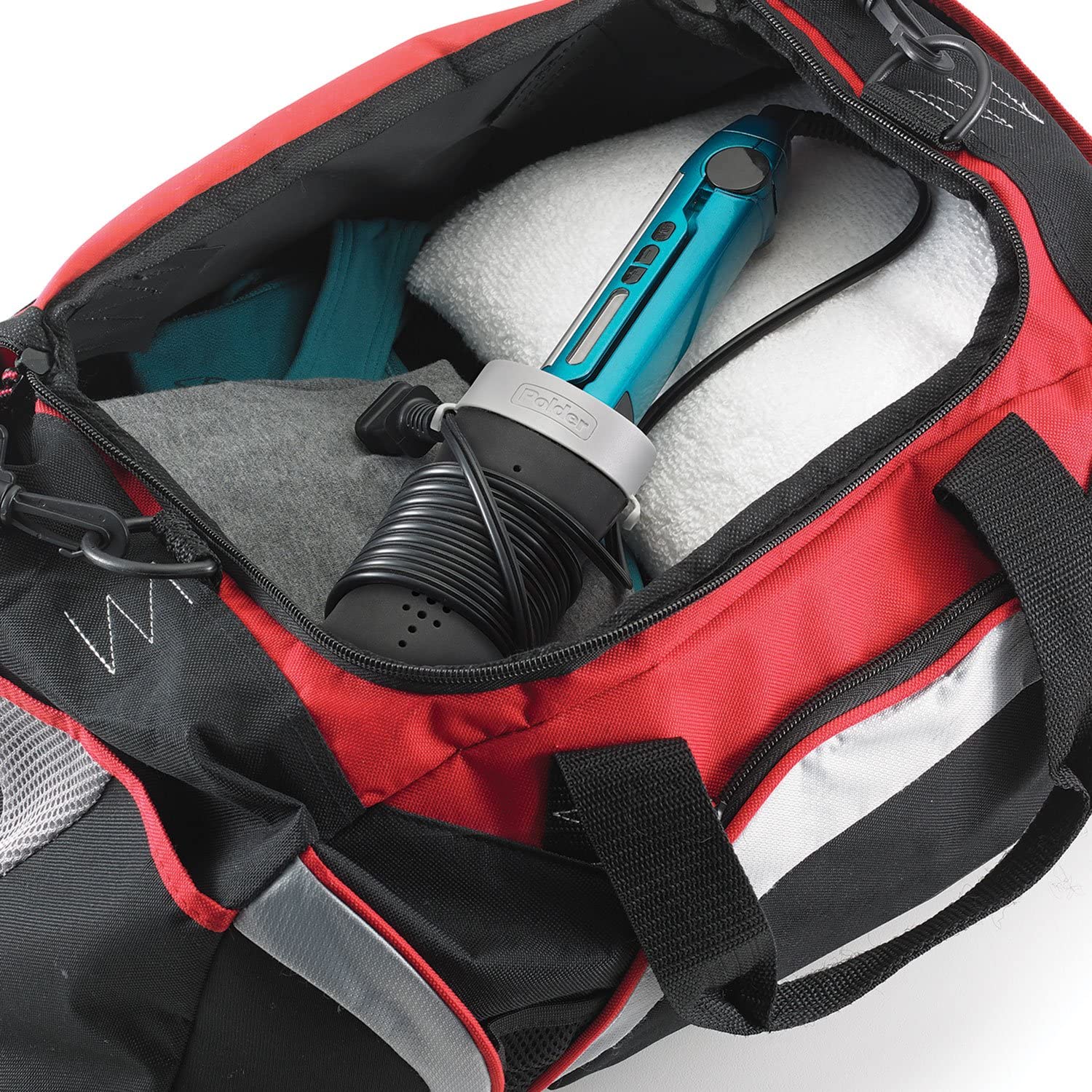 Polder High-heat silicone Hair Iron Hot Sleeve, Black