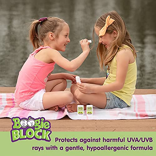 Baby Sunscreen by the Makers of Boogie Wipes, Mineral Sunscreen Stick by Boogie Block, Sunscreen for