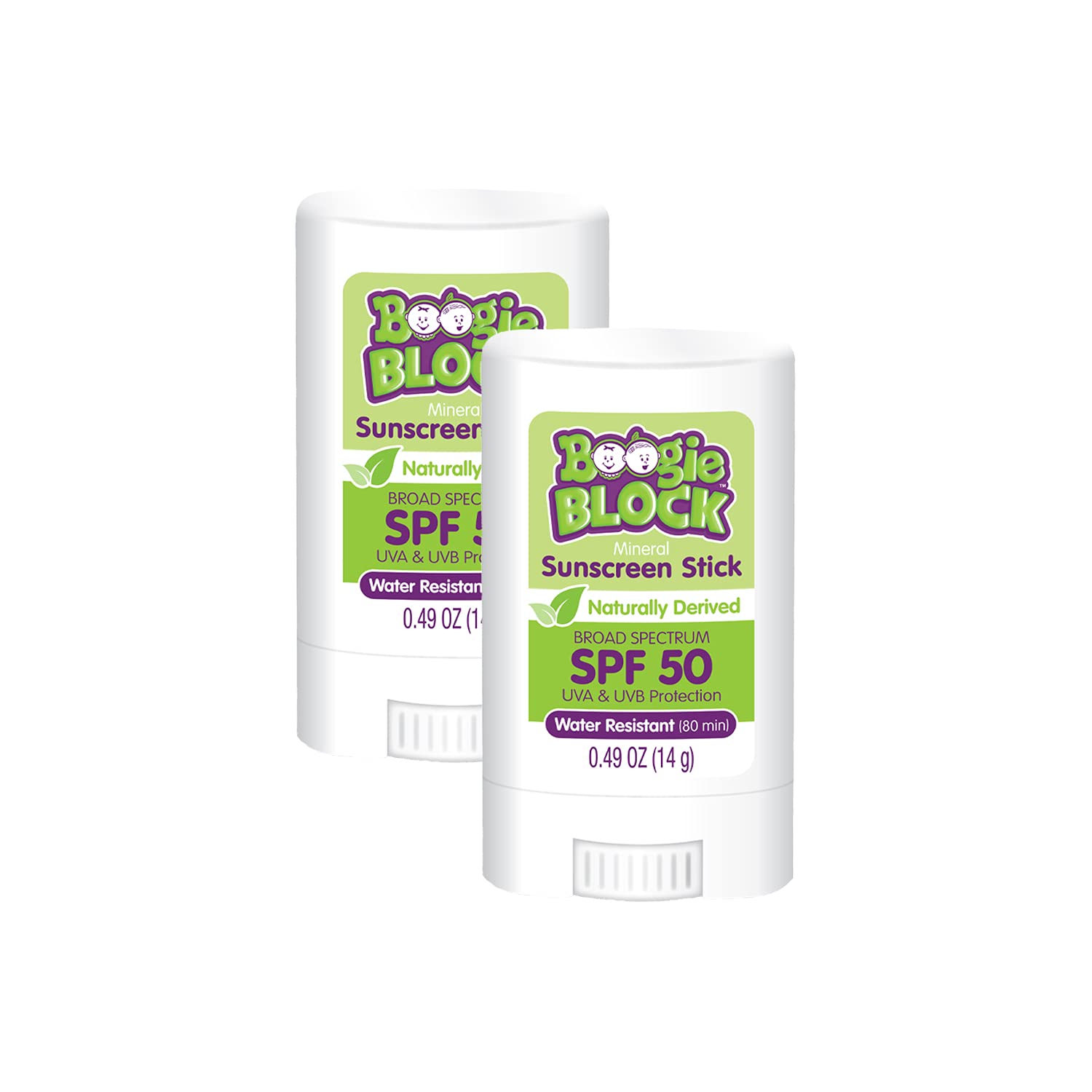 Baby Sunscreen by the Makers of Boogie Wipes, Mineral Sunscreen Stick by Boogie Block, Sunscreen for