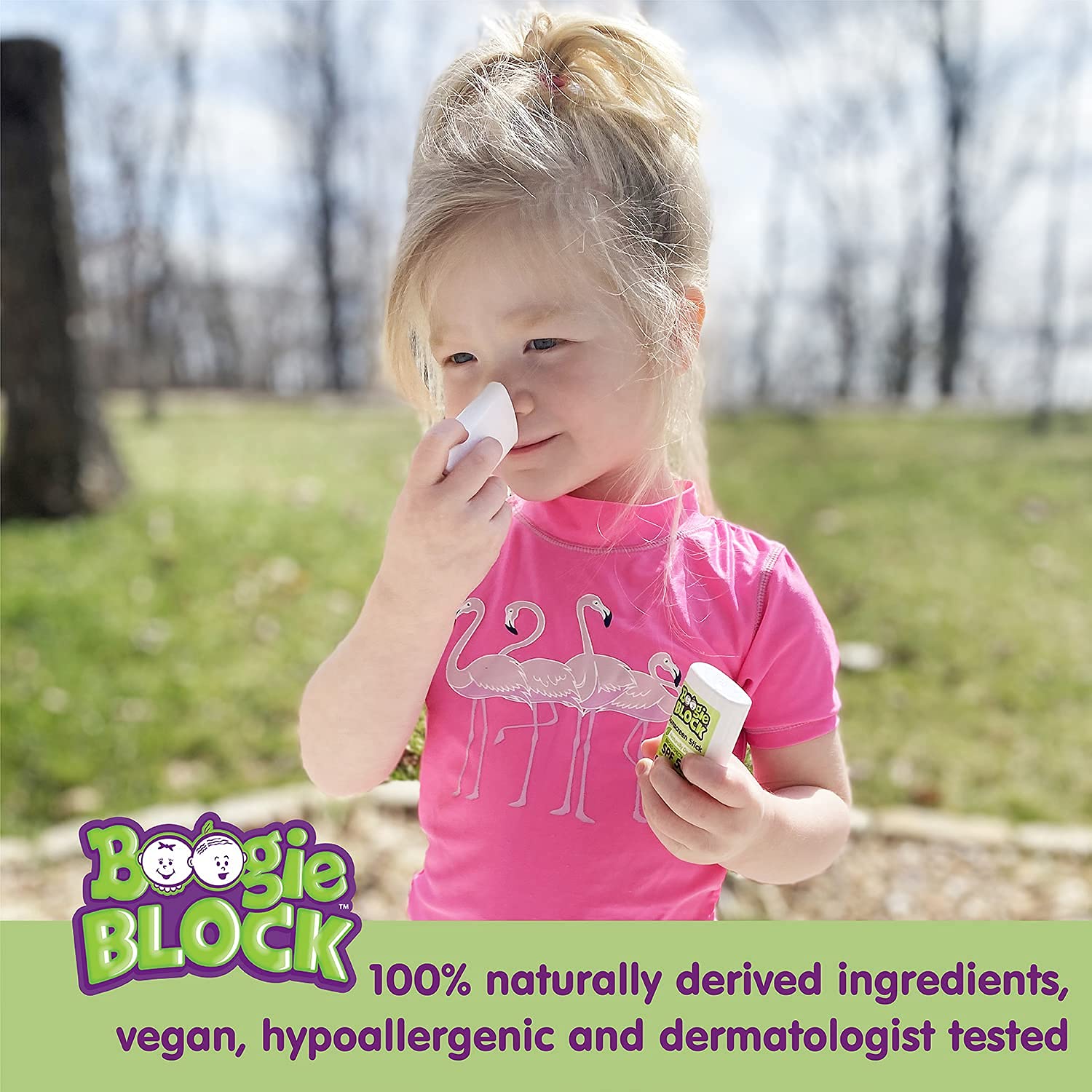 Baby Sunscreen by the Makers of Boogie Wipes, Mineral Sunscreen Stick by Boogie Block, Sunscreen for