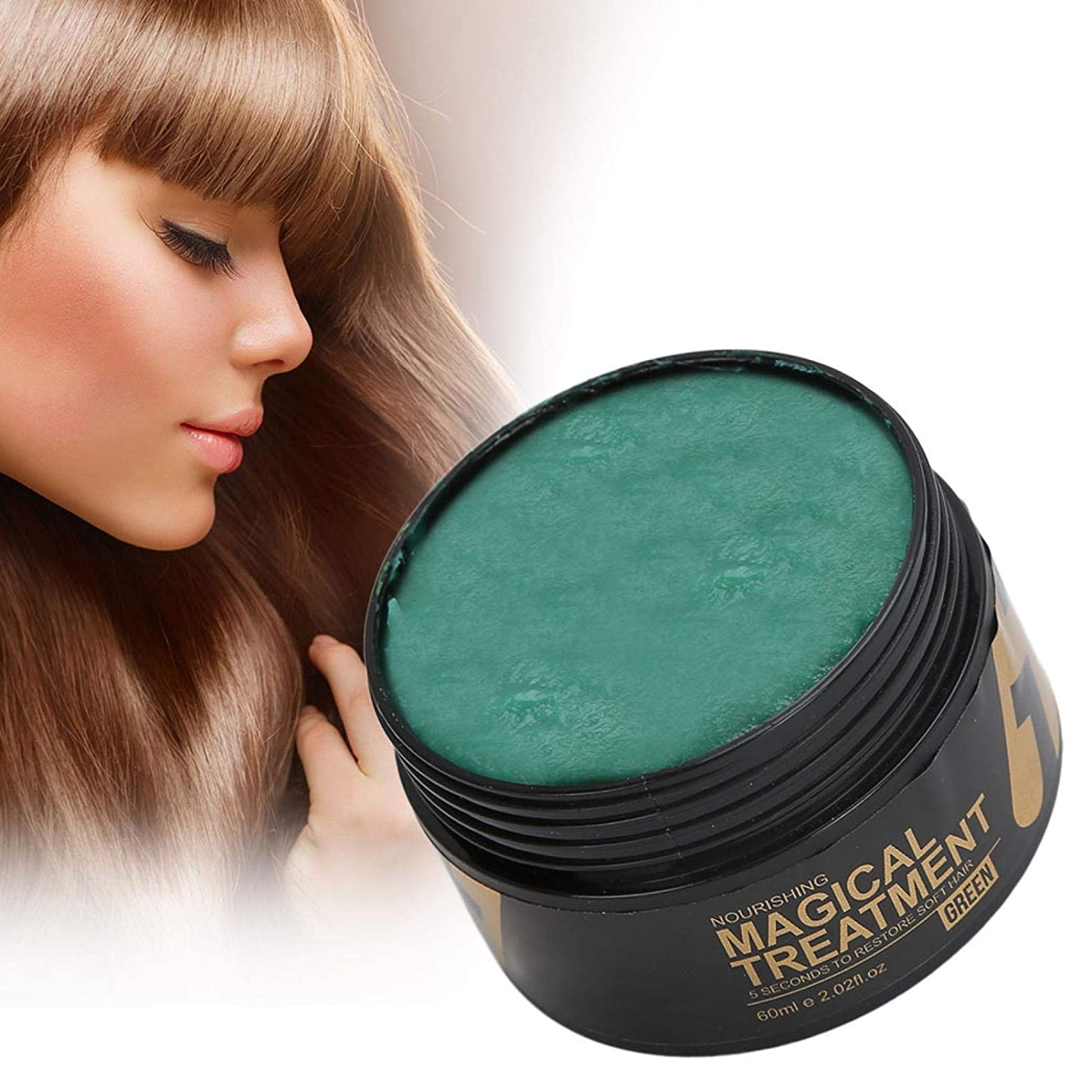 60ml Hair Mask Deep Conditioner, Hair Care Conditioner Treatment Deeply Moisturizing Nutrient Smooth