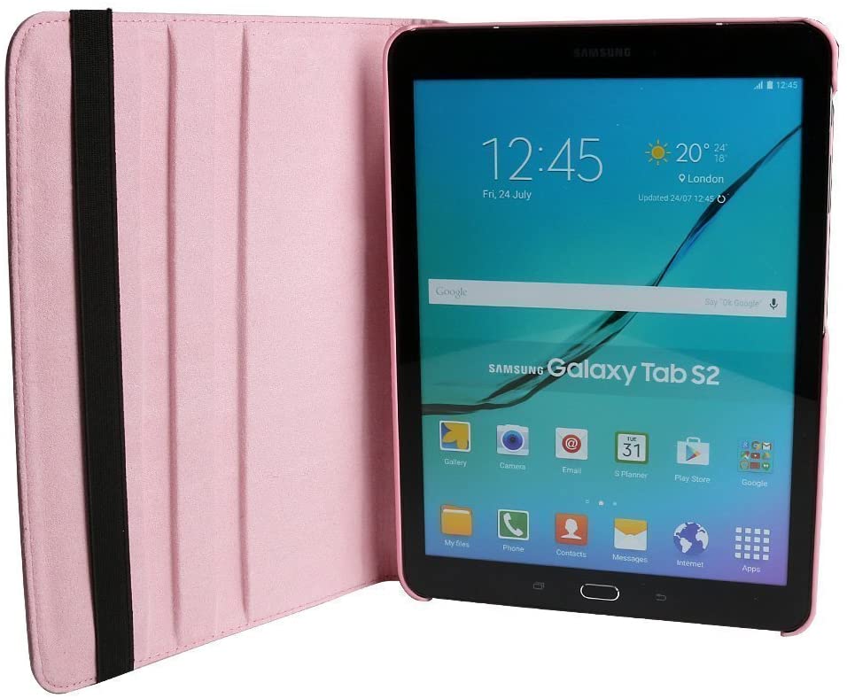 Samsung SM-T820 Case Cover,INorton 360 Degree Rotating Stand Smart Case,Premium PU Leather Full-Body