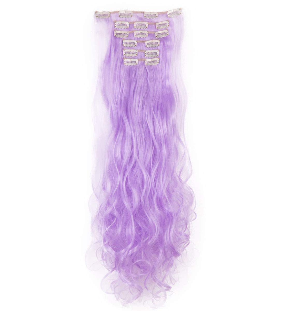 6Pcs 16Clips Thick Soft Hair Clip in Hair Extension Curly Straight Hair Clip on Synthetic Hair Exten