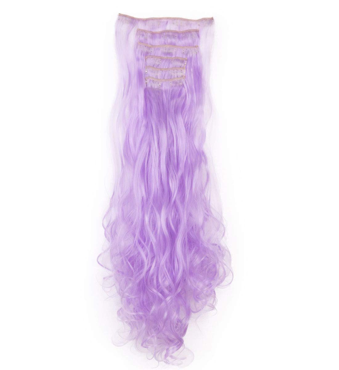 6Pcs 16Clips Thick Soft Hair Clip in Hair Extension Curly Straight Hair Clip on Synthetic Hair Exten