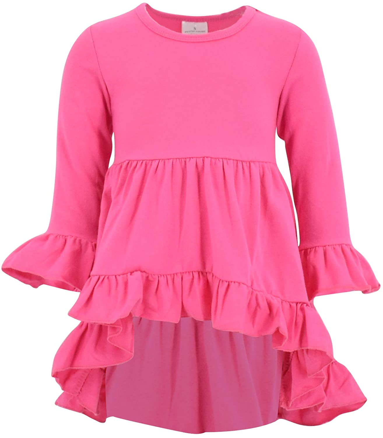 Unique Baby Girls Valentine's Day Outfit Ruffle Top Legging Set