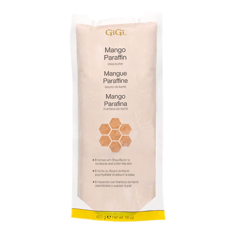 GiGi Mango Paraffin Wax with Shea Butter, 16 oz