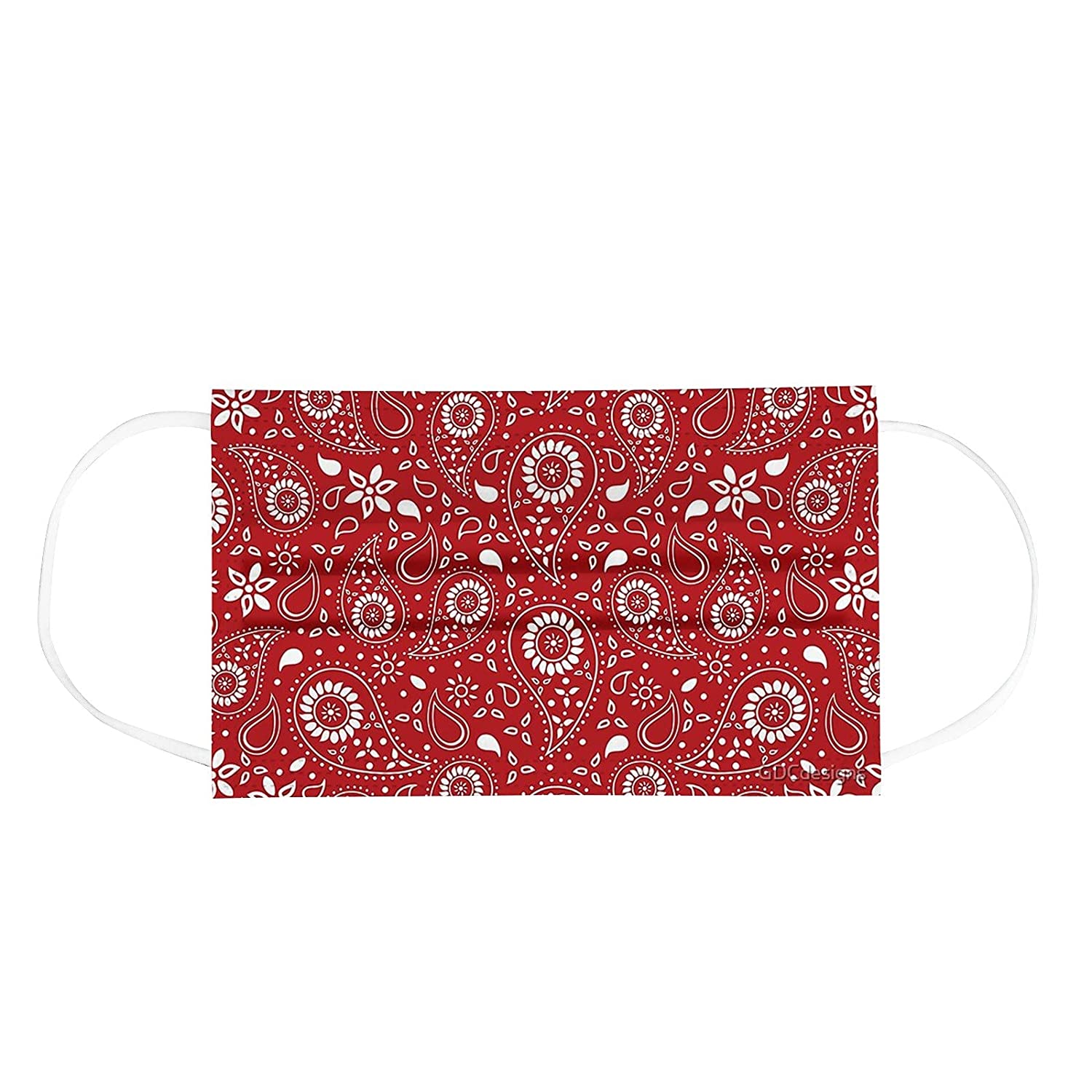 Disposable Face_Mask - 50PCS 3Ply Waterproof Non-Woven Cloth Earloop Face_Masks, 3D Cartoon Printed