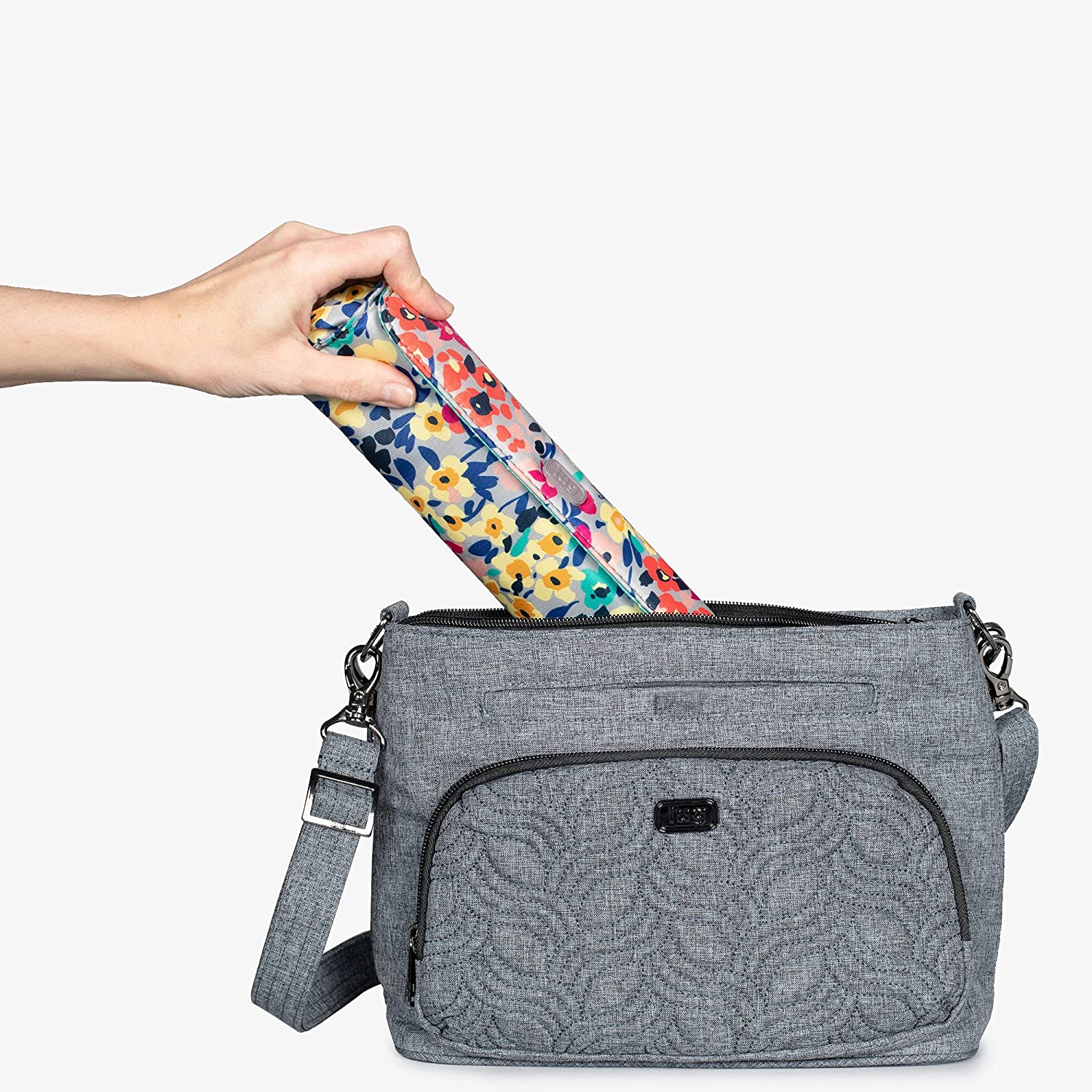 Lug Choo Pill Organizer, Brushed Grey, One Size