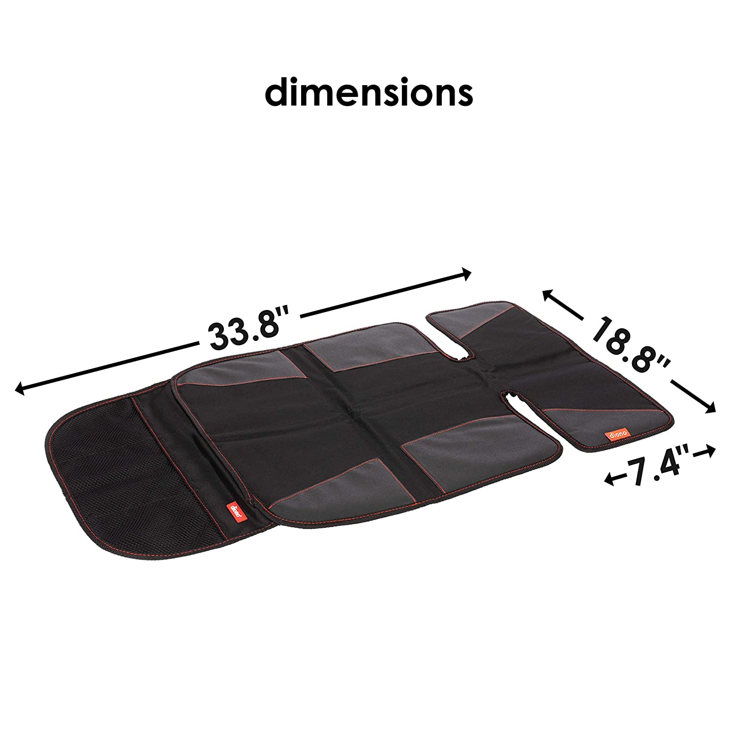 Diono Super Mat Car Seat Protector For Under Car Seat, Crash Tested