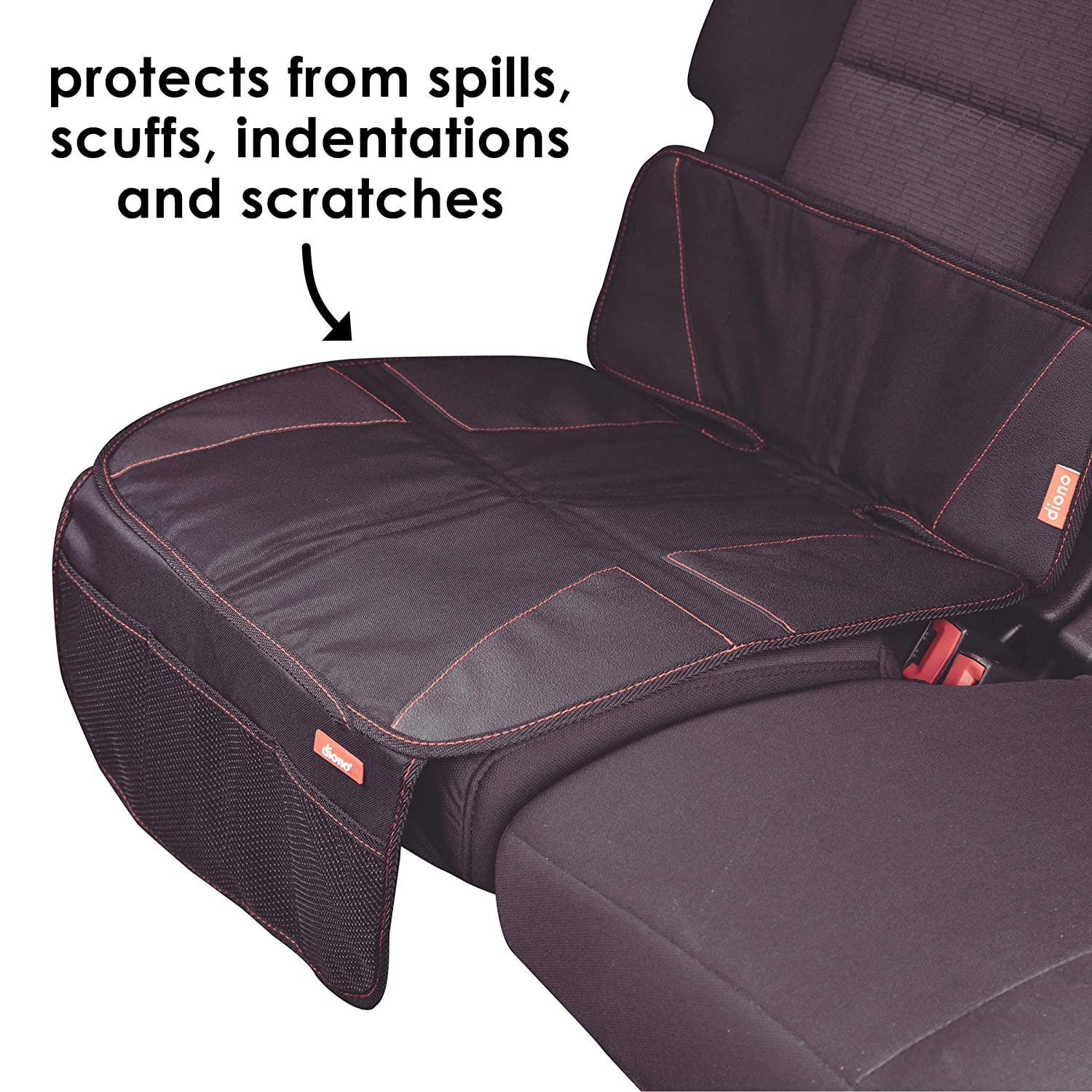 Diono Super Mat Car Seat Protector For Under Car Seat, Crash Tested