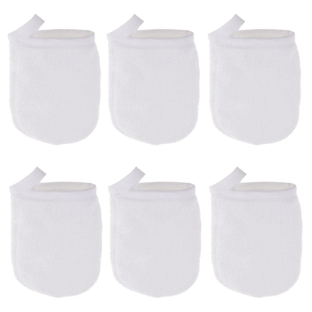 Bonarty 6x Reusable Microfiber Facial Cloth Face Towel Makeup Remover Cleaning Glove