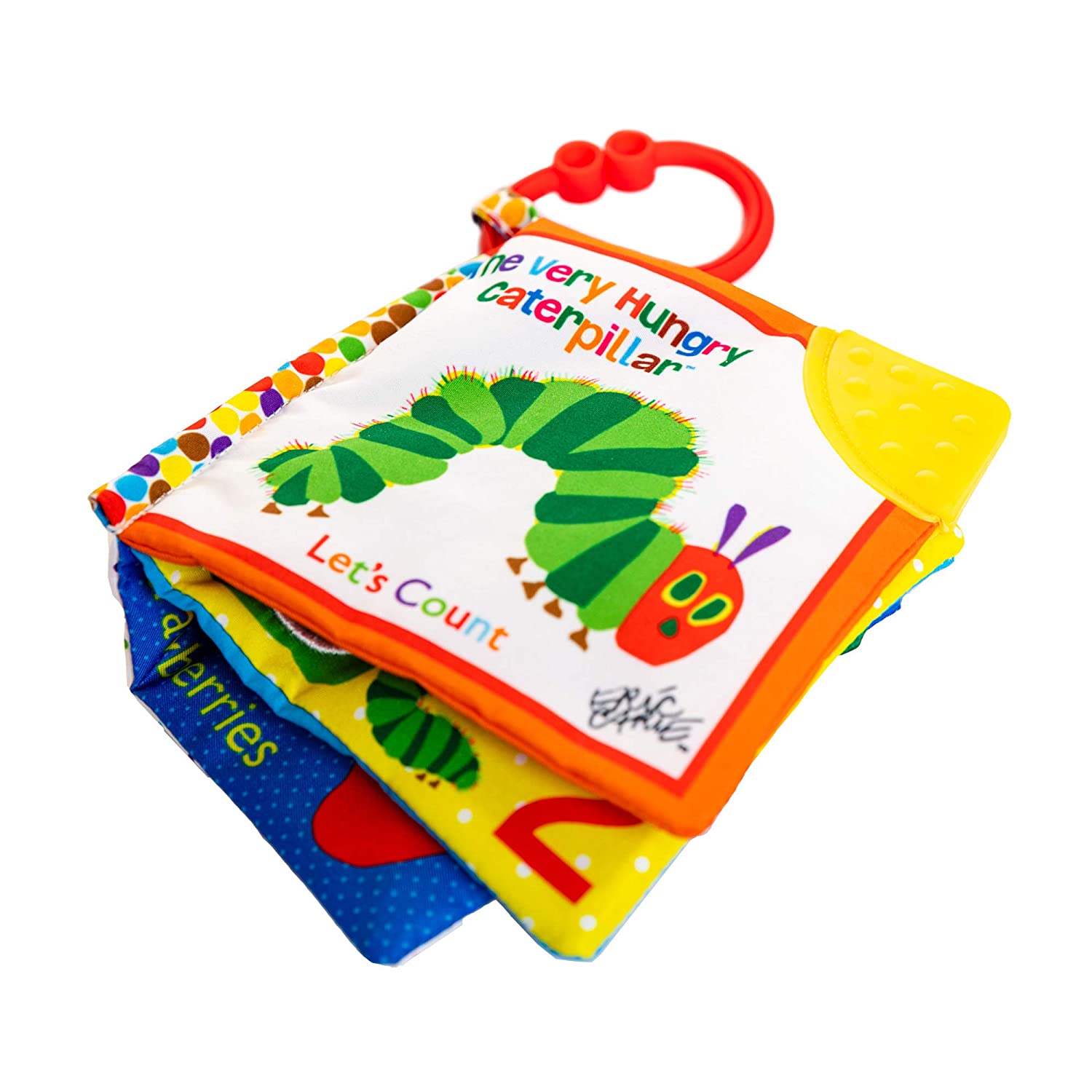 Let's Count Soft Book - World of Eric Carle The Very Hungry Caterpillar Baby Teething Crinkle Book