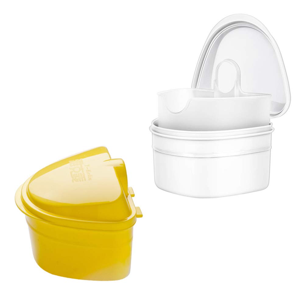 Healifty Denture Case Denture Cup with Strainer Denture Bath Box False Teeth Storage Box with Basket