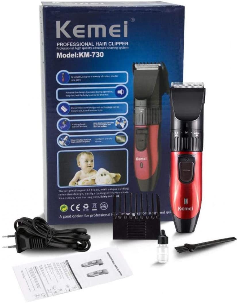 Aisoway Hair Clipper Rechargeable Hair Cutting Machine Trimmer Beard Shaver Hairstyling Tool for Man