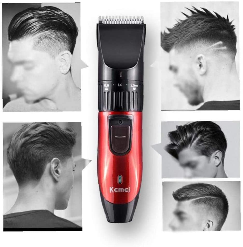 Aisoway Hair Clipper Rechargeable Hair Cutting Machine Trimmer Beard Shaver Hairstyling Tool for Man