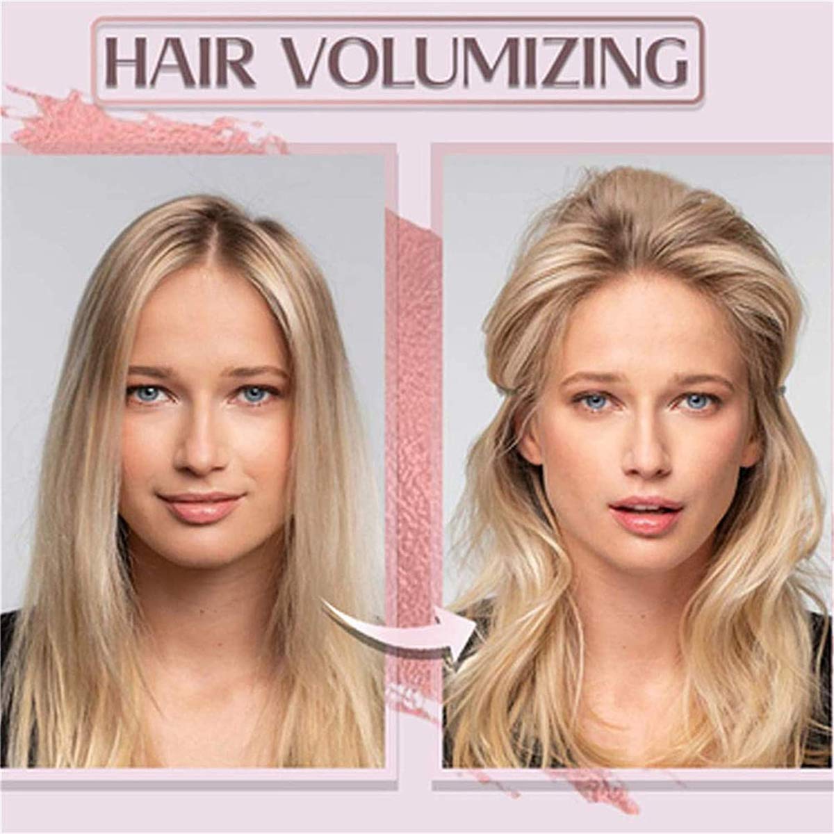 HACORO Invisible Fluffy Hair Pad,Hair Bun DIY Invisible False Hair Clip,Hair Extensions Hair Pad Fal