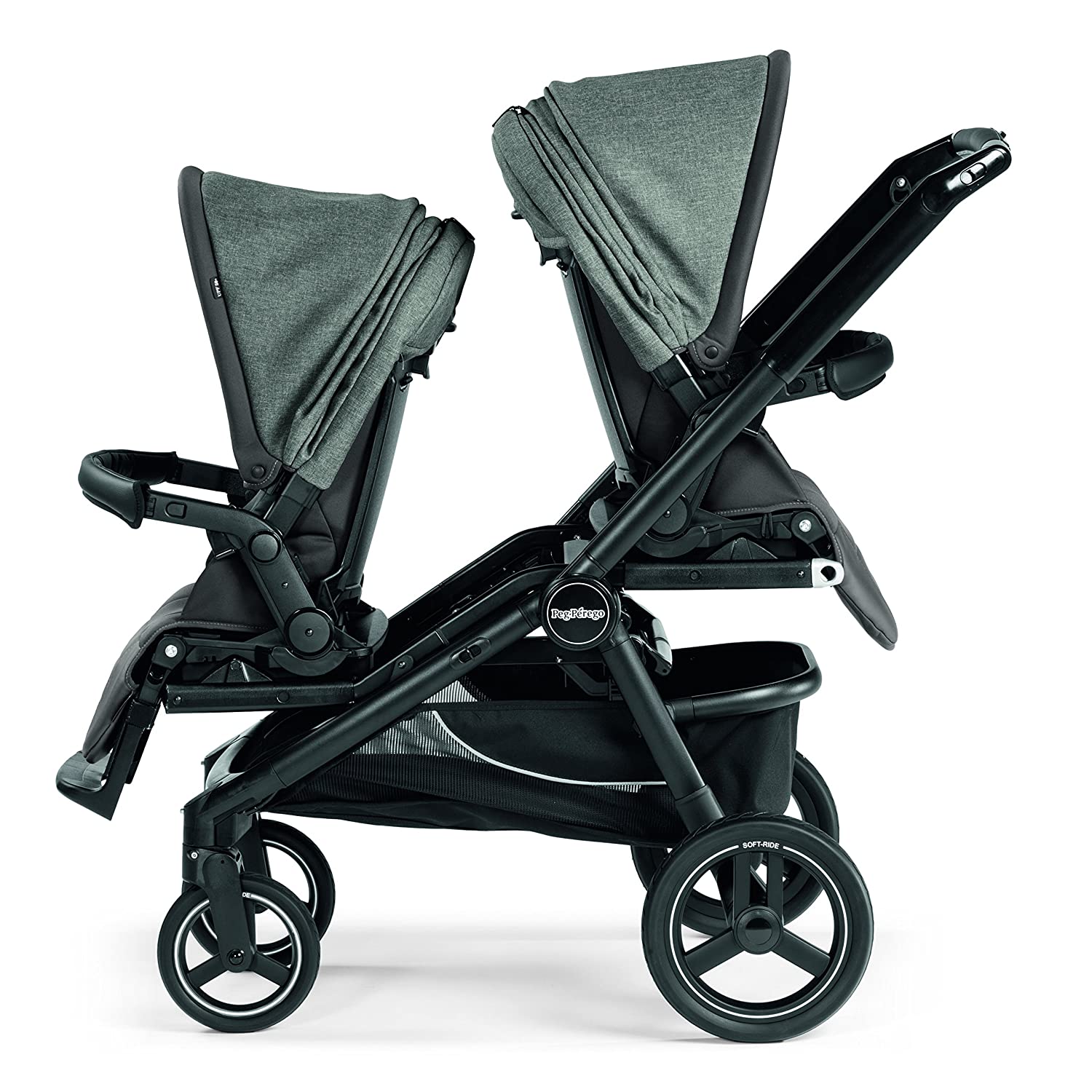 Peg Perego Pop-Up Seat for Team, Duette and Triplette Strollers, Terracotta