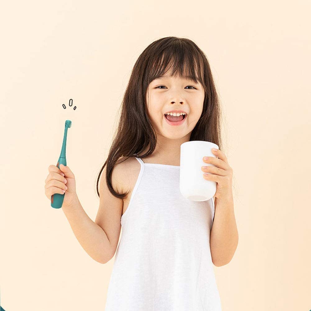 WCN Toothbrushes Kids Electric Toothbrush Rechargeable 3 Modes with Memory 2 Min Timer for Ages 3-12