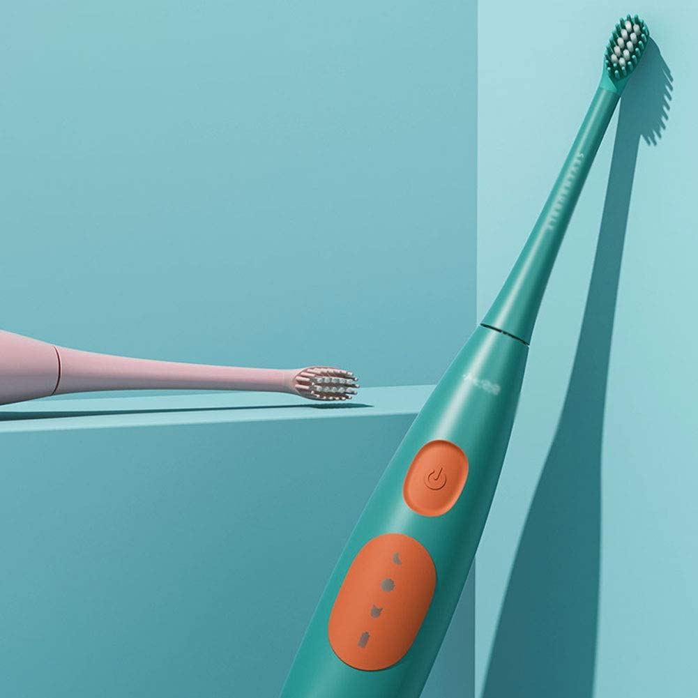 WCN Toothbrushes Kids Electric Toothbrush Rechargeable 3 Modes with Memory 2 Min Timer for Ages 3-12