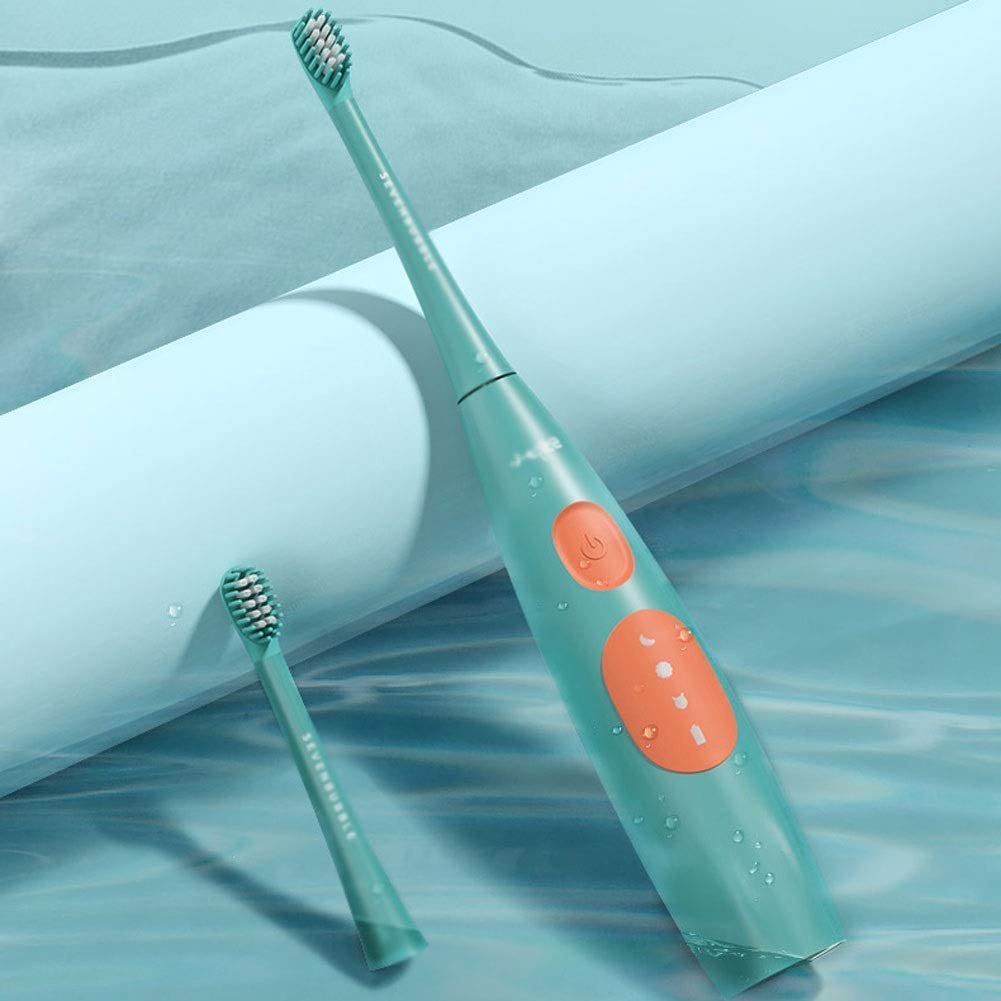 WCN Toothbrushes Kids Electric Toothbrush Rechargeable 3 Modes with Memory 2 Min Timer for Ages 3-12