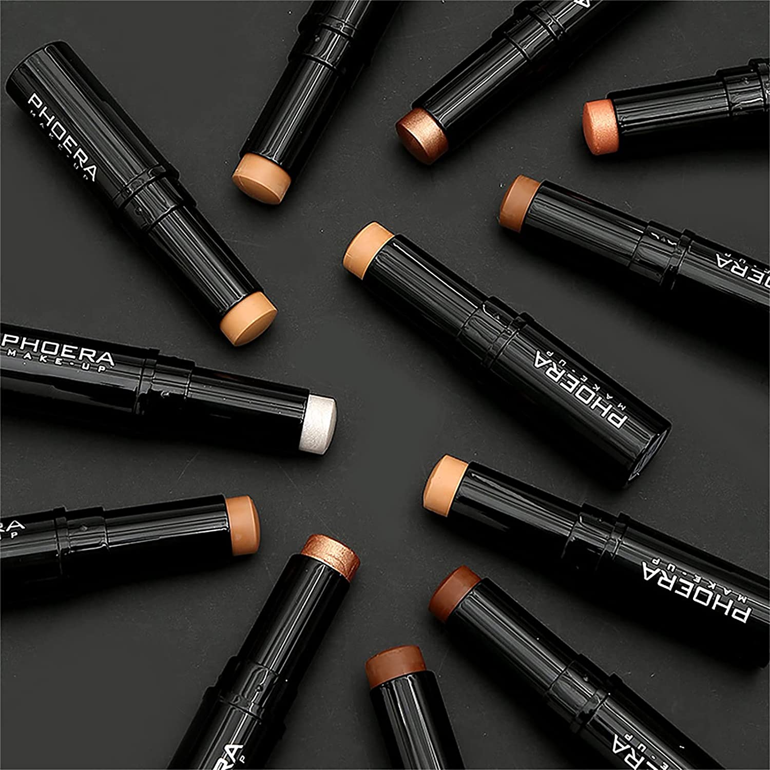 Foundation Stick, Shading Contour Stick for Makeup that Effortlessly Covers Contours, Provides Pleas