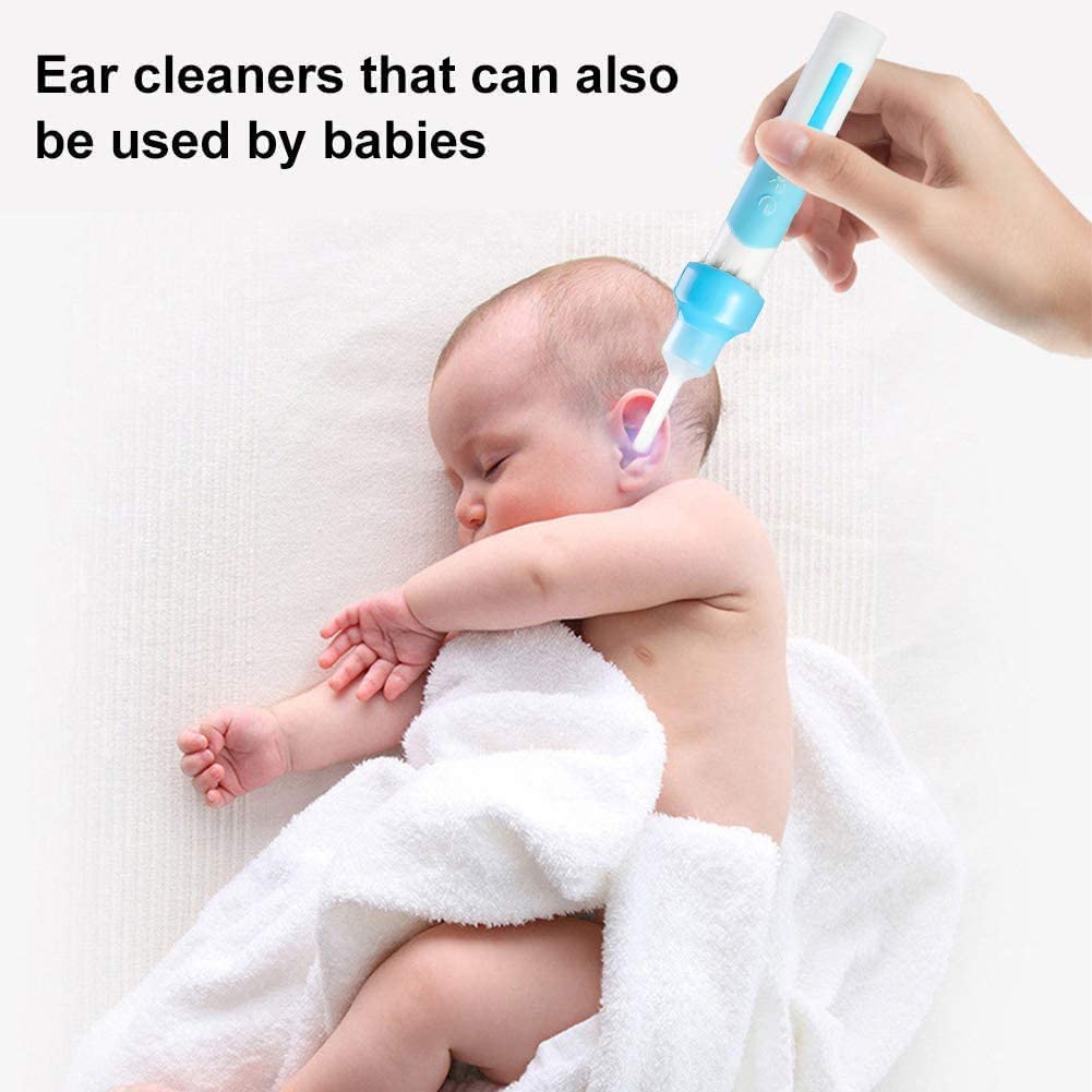 Ear Wax Removal Kit, Safe Ear Cleaner, Electric Earwax Removal Tools, Ear Vacuum Cleaner, 2 Types Ea