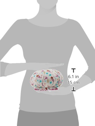 Bath Accessories Bouffant Shower Cap, World Traveler