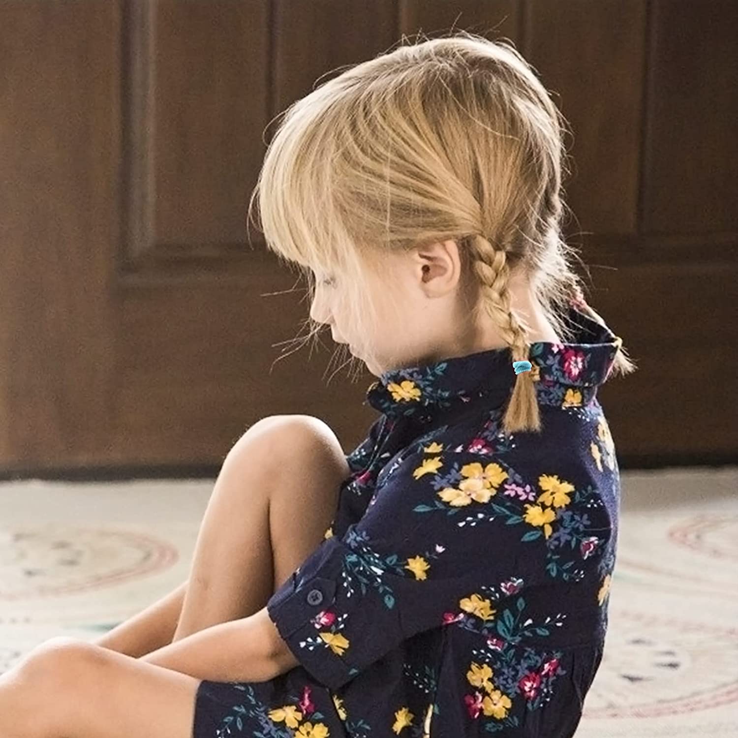 YEEPSYS Kids Hair Ties, 100 pcs Toddler Elastic Hair Bands for Girls and Kids, Multicolor Small Seam