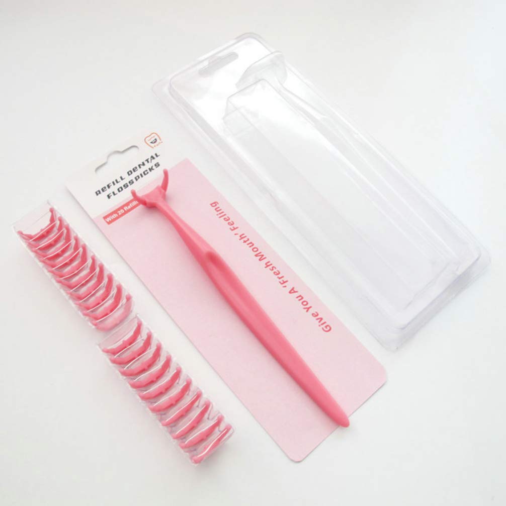 ARTIBETTER 3 Boxes Oral Dental Floss Picks Portable Teeth Floss Holder Toothpick Stick Flosser Organ