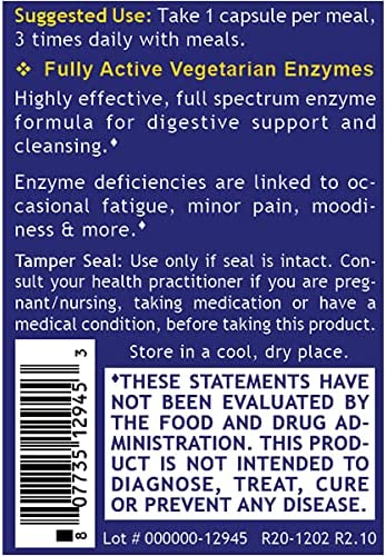 Quantum Digest - Digestion Enzymes for Digestion Support - Aid in The Breakdown of Carbohydrates, Pr