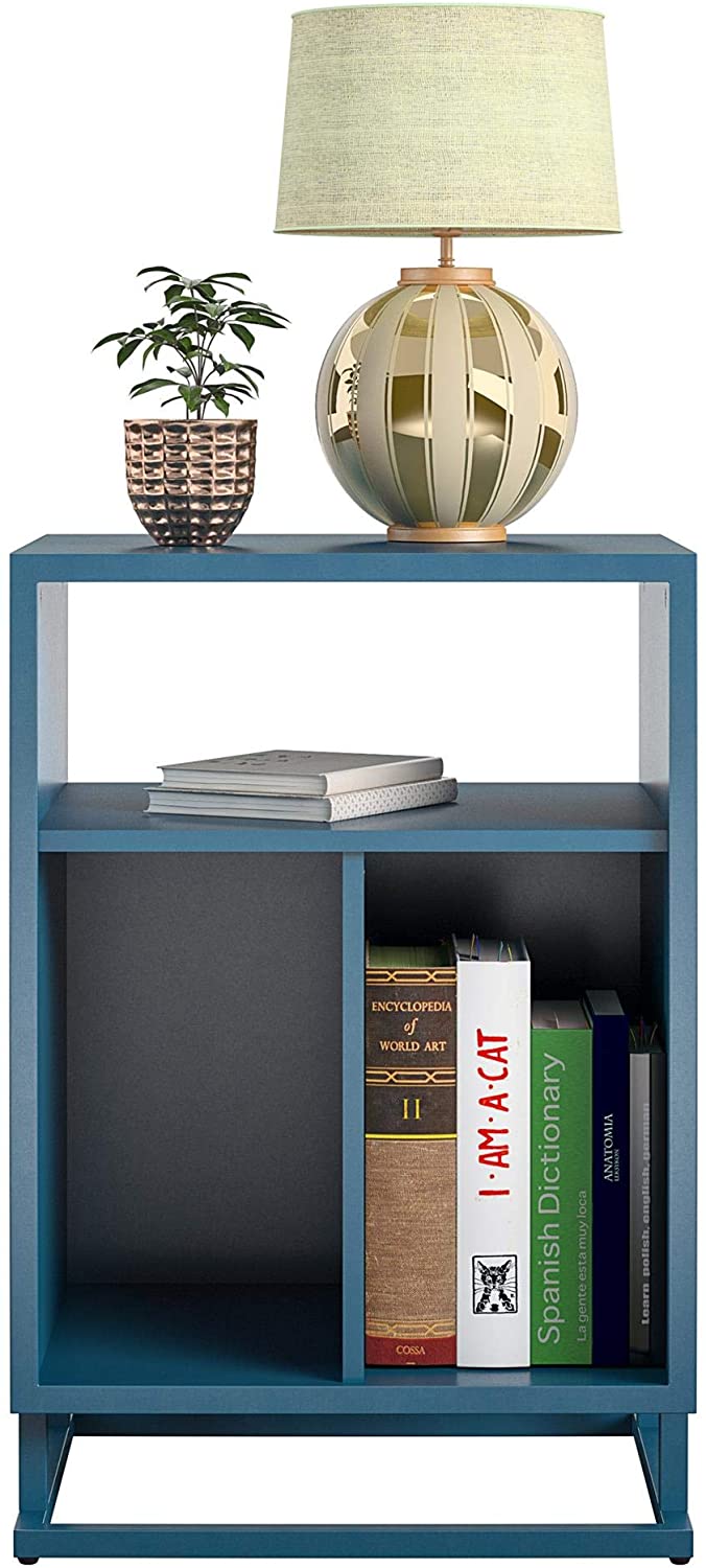 Novogratz Regal, Blue Turntable Stand