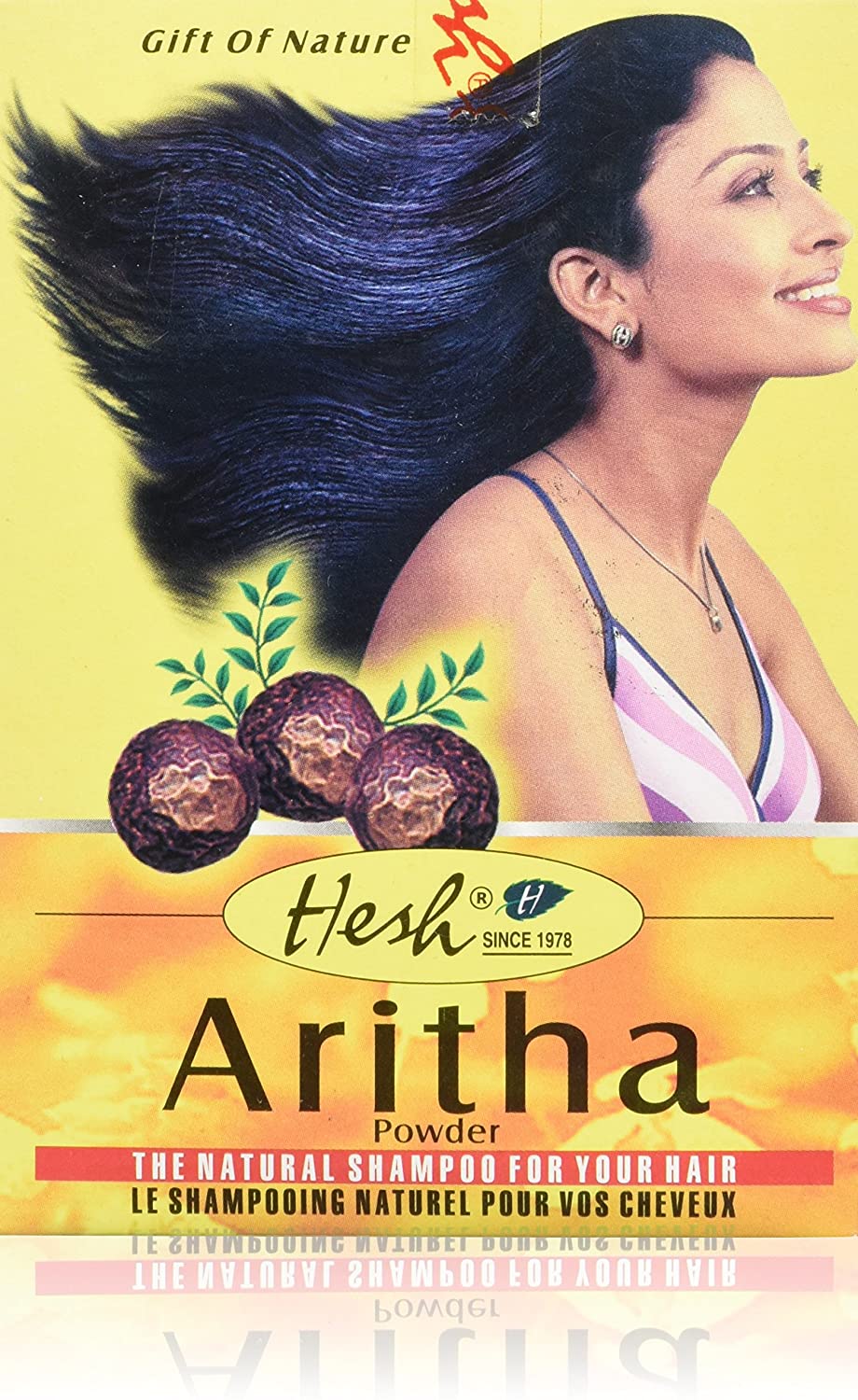 Hesh Aritha Herbal Ayurveda Powder The Natural Shampoo for Your Hair (100 g / 3.5 oz)