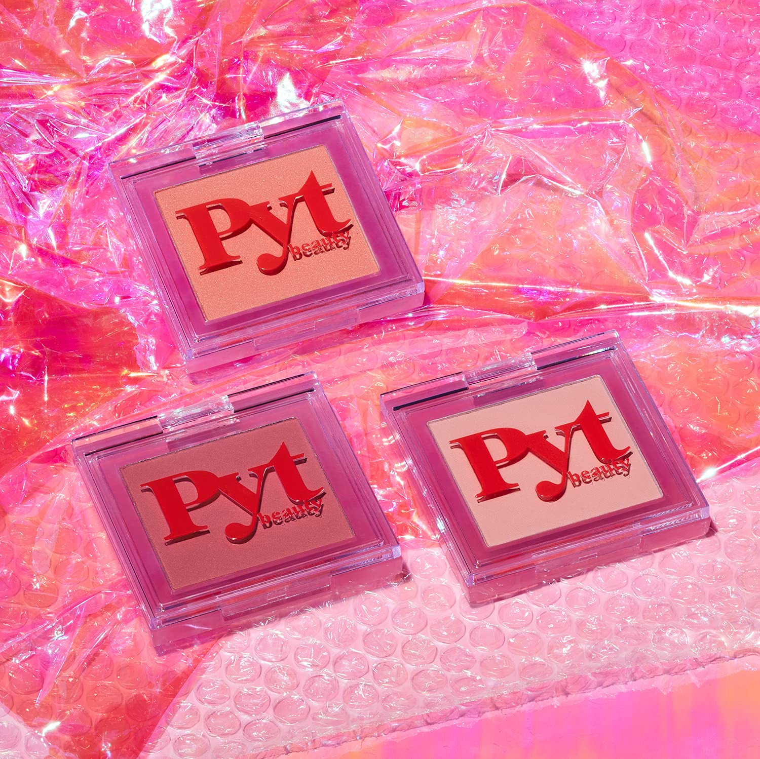 PYT Beauty Everyday Pressed Powder Blush, Dark Matte Rose, Hypoallergenic, Vegan Makeup, 1 Count