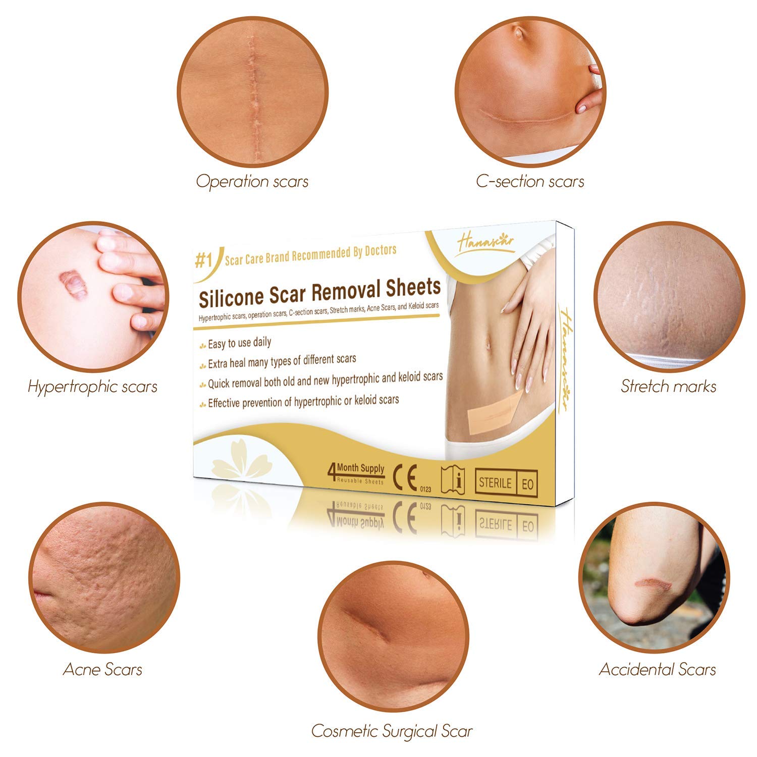 Denman Be-Bop Massage Brush, Model D6 (PACK OF 3)