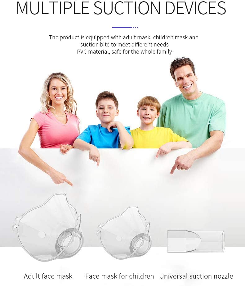 REEMEX Nebulizer, Handheld Atomizer Nebulizer Portable Nebulizer Machine for Travel Home Use, Person