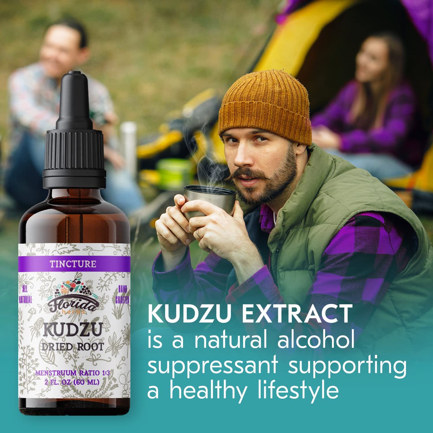 Kudzu Extract – Liver Cleanse Detox - Kudzu Root Organic Supplement- Natural Kudzu Plant for Heart