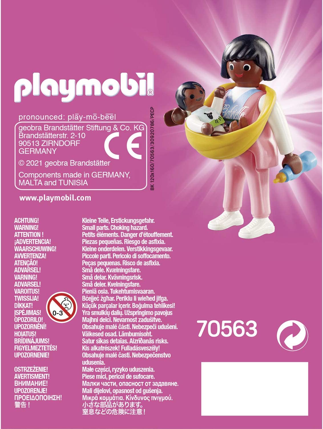 Playmobil - Friends Mother with Baby Carrier