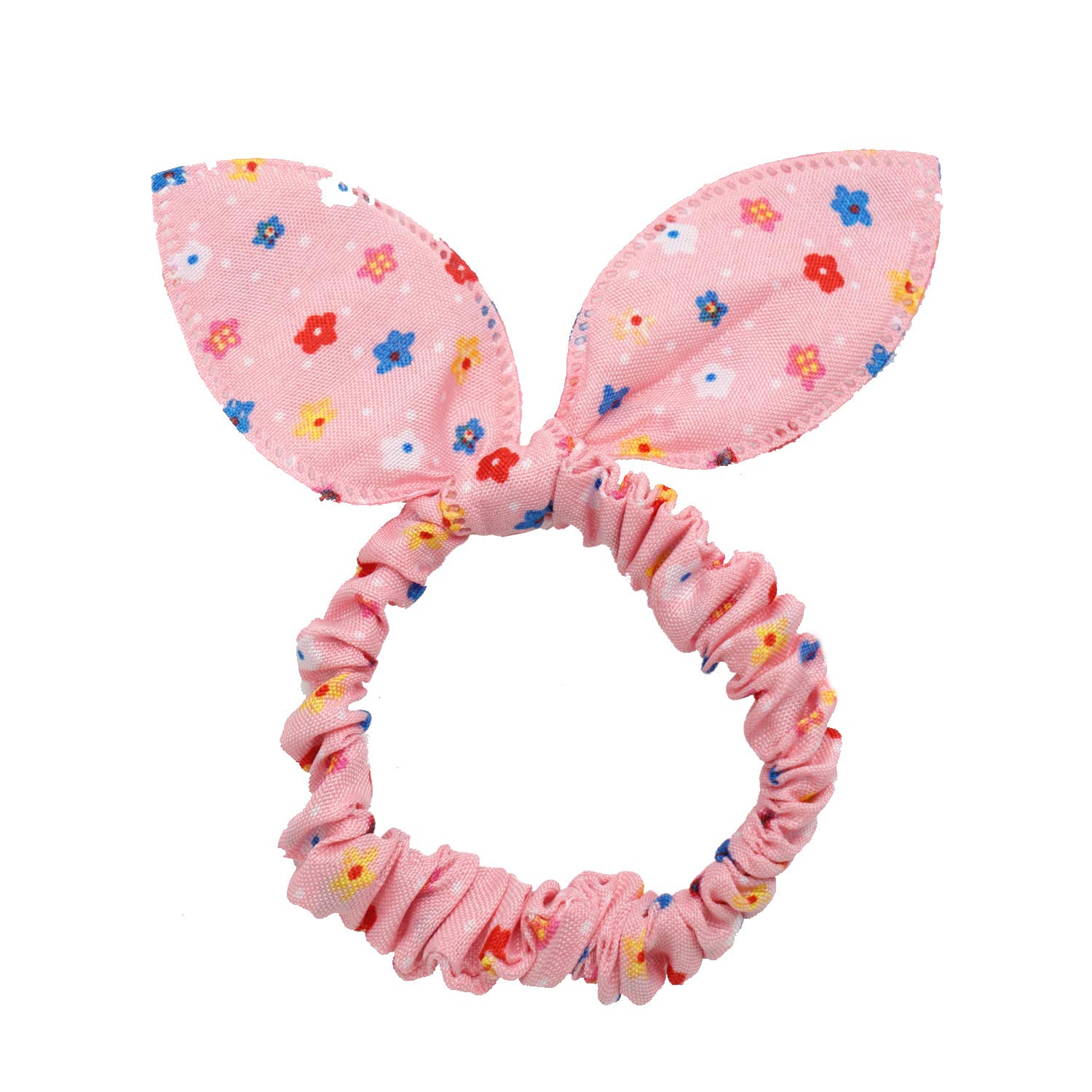 CELLOT 40Pcs Cute Baby Hair Ties Bunny Rabbit Ears Hair Bows Seamless No Crease Elastics Hair Holder