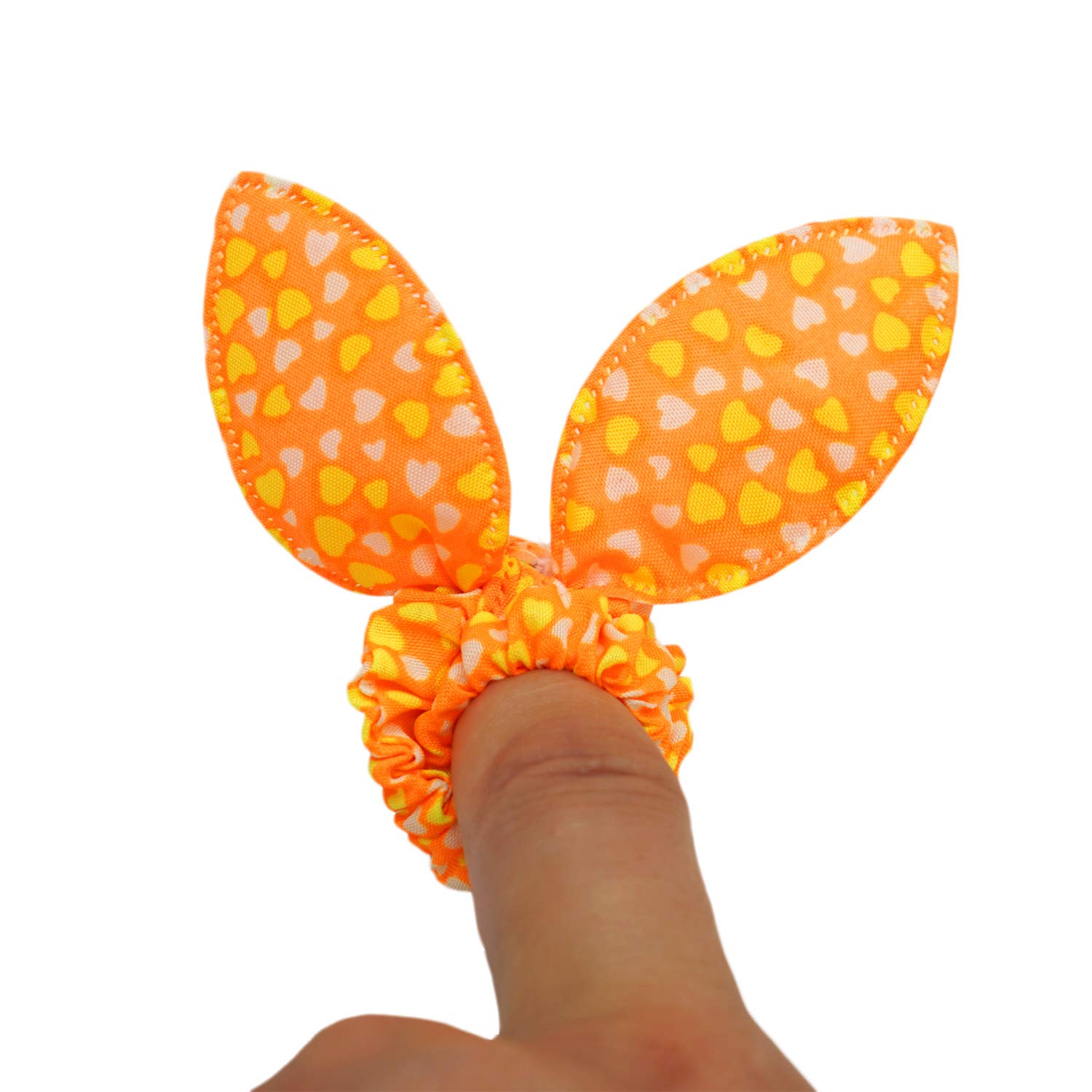 CELLOT 40Pcs Cute Baby Hair Ties Bunny Rabbit Ears Hair Bows Seamless No Crease Elastics Hair Holder