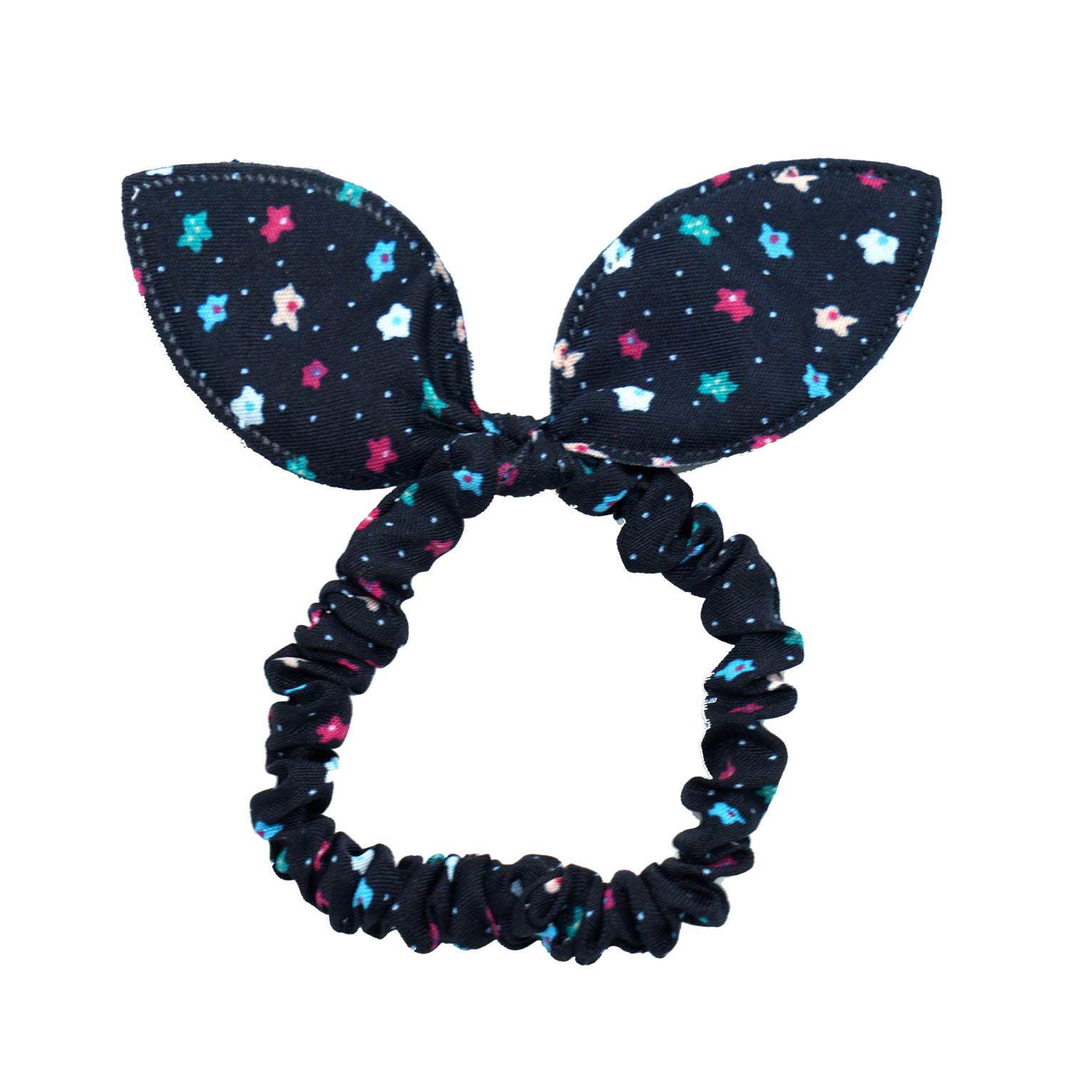 CELLOT 40Pcs Cute Baby Hair Ties Bunny Rabbit Ears Hair Bows Seamless No Crease Elastics Hair Holder