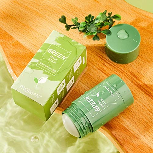 2 Pcs Eggplant Mask Purifying Clay Stick , Face Moisturizes Oil Control , Deep Clean Pore Improves S