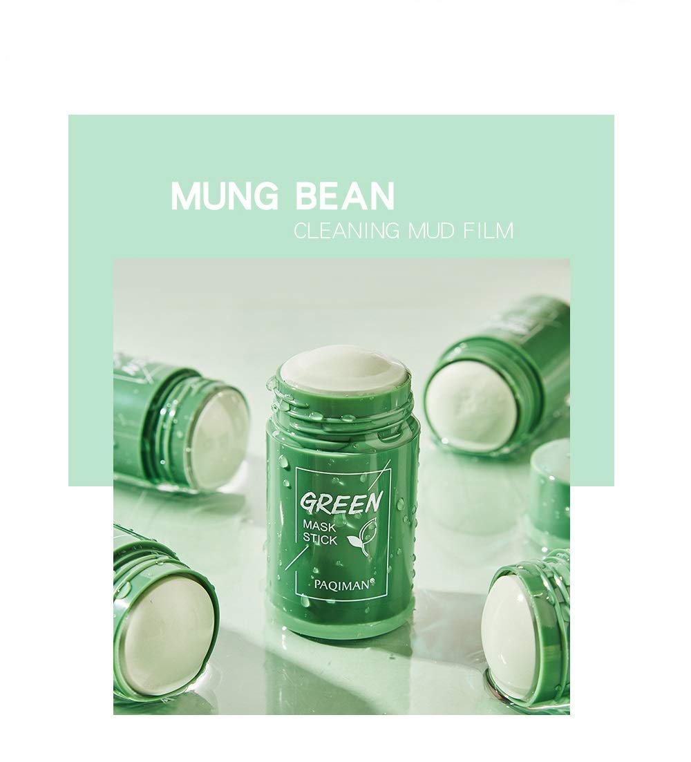 2 Pcs Eggplant Mask Purifying Clay Stick , Face Moisturizes Oil Control , Deep Clean Pore Improves S