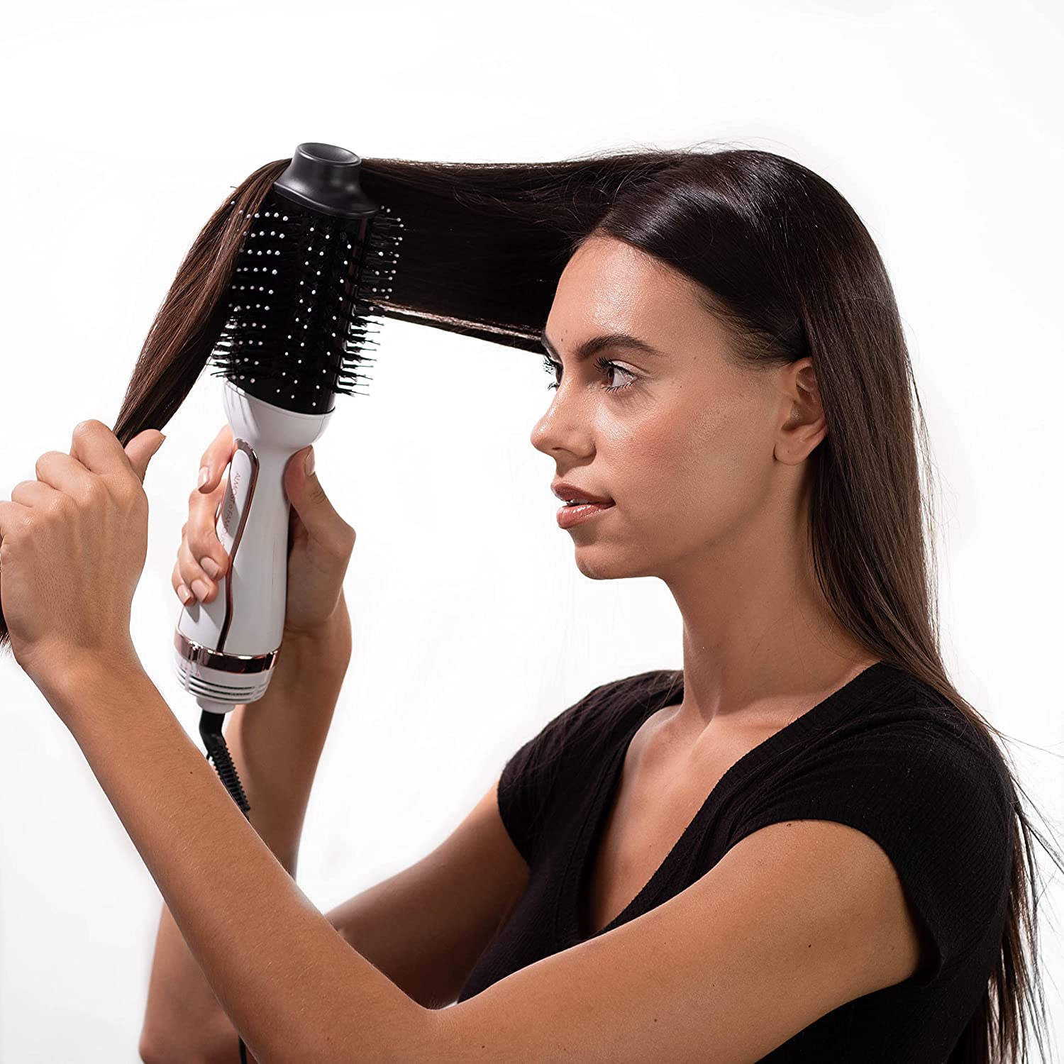 Almost Famous Swept Away 2-in-1 Volumizing Hair Dryer and Blowout Brush, Styling Tools and Appliance