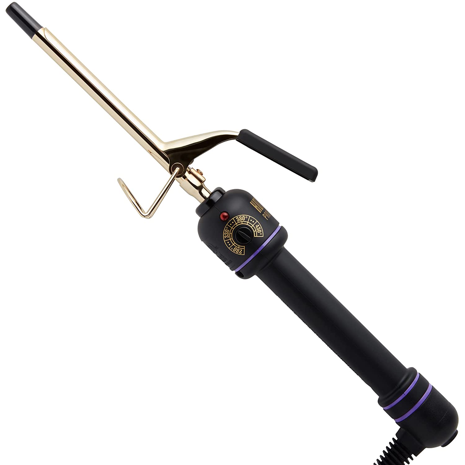 HOT TOOLS Professional 24K Gold Curling Iron/Wand, 3/8 inch