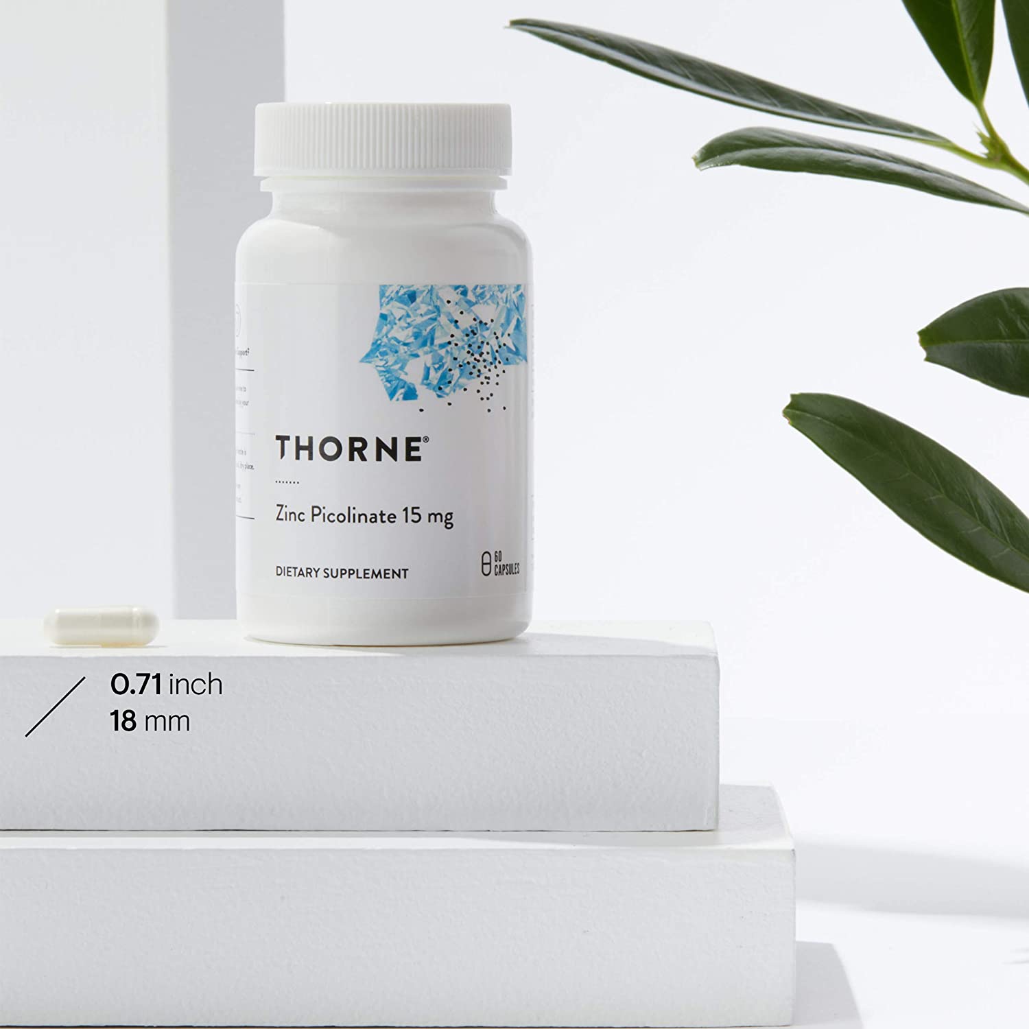 Thorne Zinc Picolinate 15mg - Highly Absorbable Zinc Supplement - Supports Wellness, Immune System,